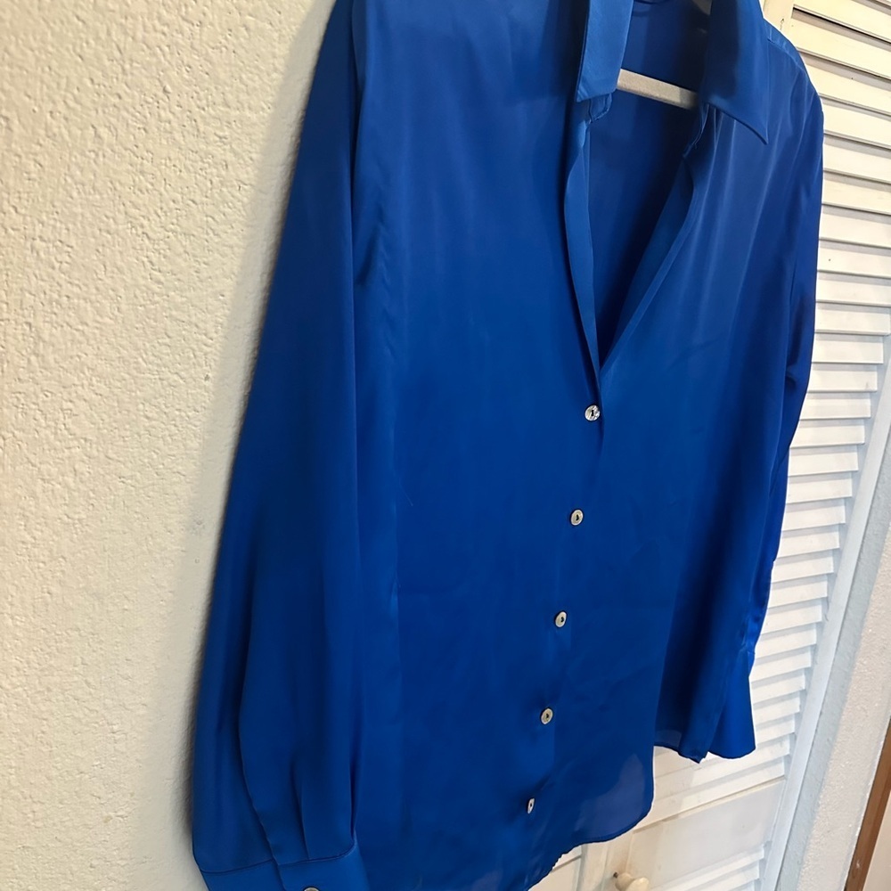 Zara Royal Blue Shirt - Picture 3 of 6